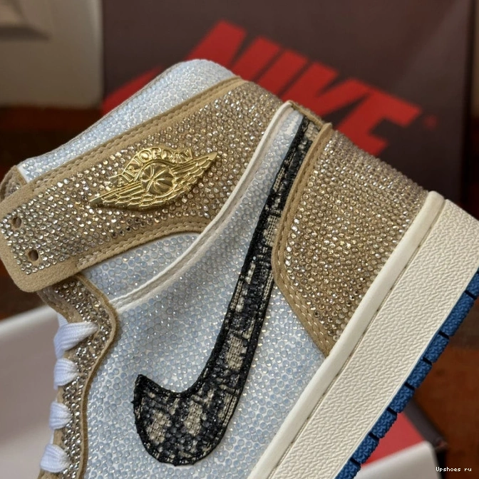 Shoes Designed Diamond Jordan 0706